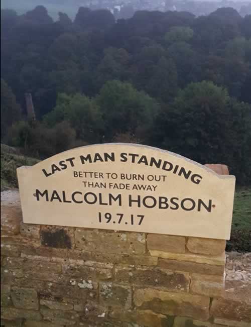 Malcolm Hobson Memorial Stone
